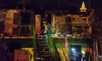Incendio a Caprie, abitazione distrutta dalle fiamme in borgata Pertusetto