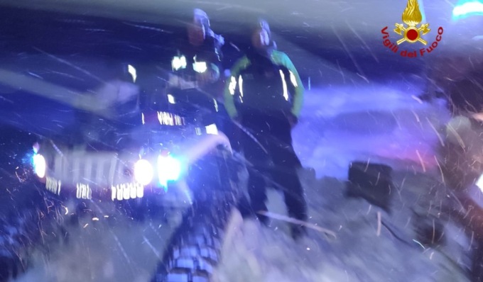 Due escursionisti in gita sulla neve bloccati sul Monte Motta da freddo e stanchezza