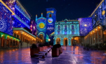 Moncalieri, accese le illuminarie natalizie nel centro storico
