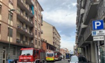Soccorsa dai pompieri e dai vigili una persona in via Torino a Nichelino