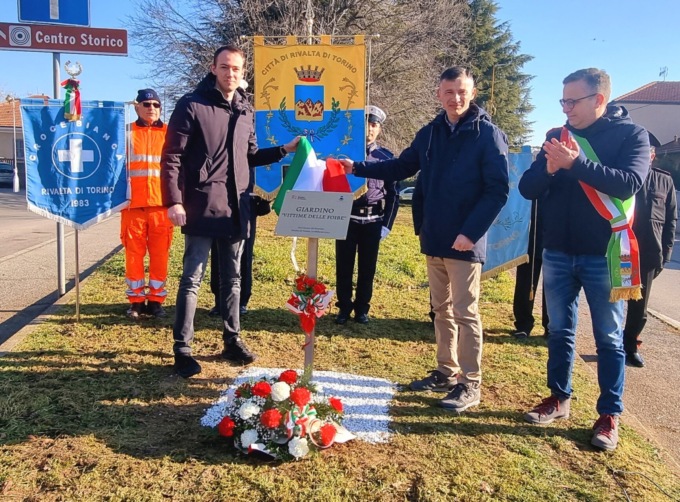 Giorno del Ricordo, la Città di Rivalta di Torino ha inaugurato il Giardino “Vittime delle Foibe”
