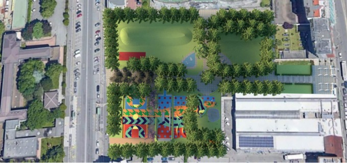Partiti i lavori di riqualificazione del giardino Madre Teresa di Calcutta nella Circoscrizione 7