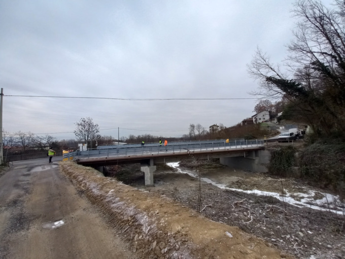 Completati i lavori di ampliamento del ponticello a San Martino Canavese
