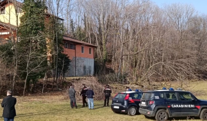 Tragedia nel Torinese: muore colpito dall’albero che stava tagliando