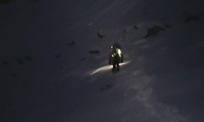 Recuperato nella notte l'escursionista che si era perso ai 2200 metri di Punta Verzel