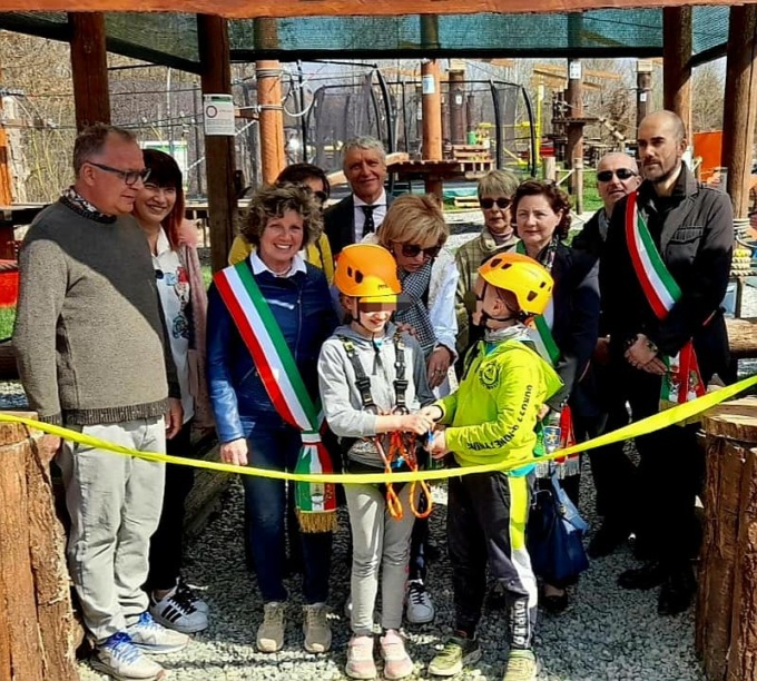 Inaugurato il nuovo Parco Avventura per bambini e ragazzi nel Parco Regionale della Mandria