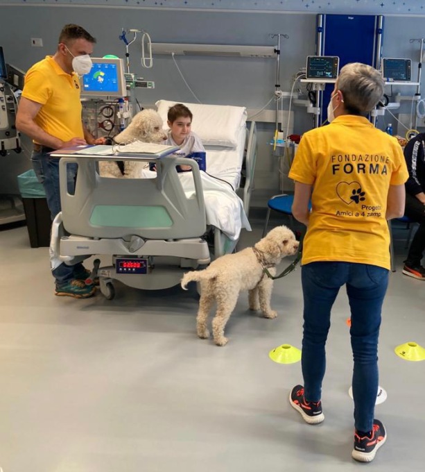 Miracoli della Pet therapy tra i piccoli pazienti della Neuropsichiatria Infantile dell’ospedale Regina Margherita