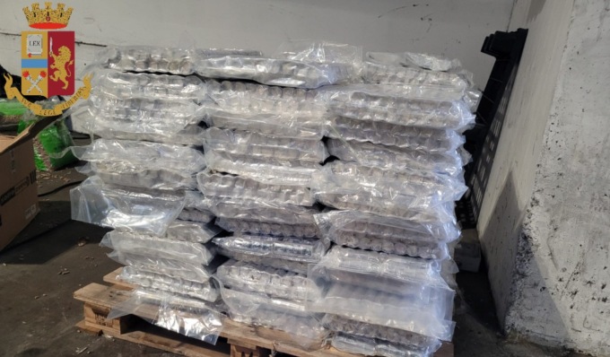 La droga nascosta nei sacchi di pellet: sequestrati 1,7 tonnellate di hashish