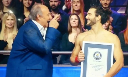 Il nuovo primato del torinese Andrea Cerrato a Lo Show dei Record di Gerry Scotti