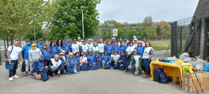 Ecovolontari ripuliscono il Parco Dora