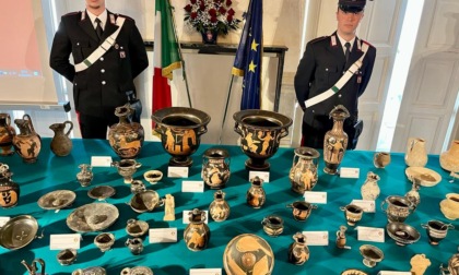 Restituita dai Carabinieri alla Soprintendenza una collezione archeologica sequestrata e confiscata
