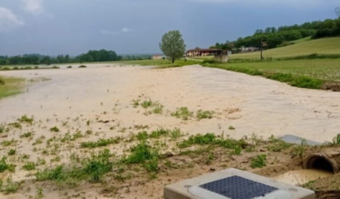 Ancora maltempo: grandine e un violento temporale nell’Astigiano