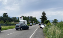 Tamponamento tra due auto a Rivalta di Torino