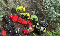 Due persone si ribaltano con il quad sulla Sp197 e cadono in un dirupo: salvati dal Soccorso Alpino
