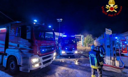 Incendio all'ex Ecoidea Ambiente di Avigliana