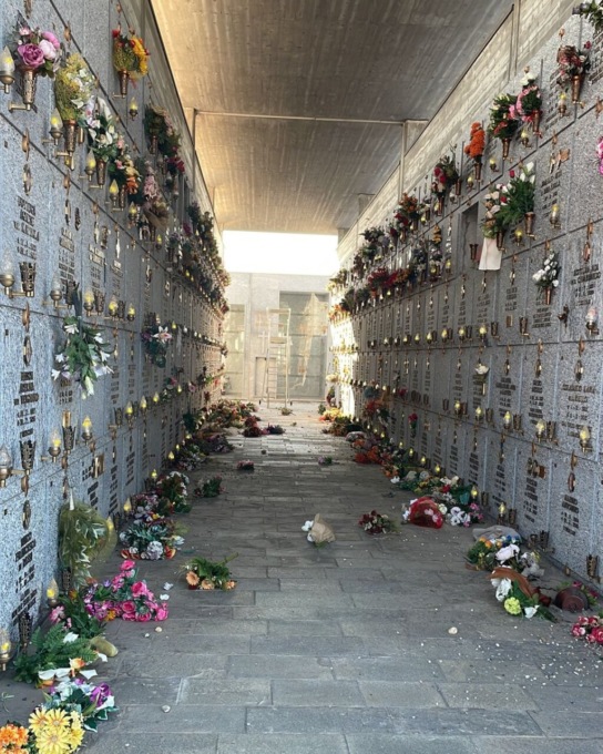 Danneggiato da ignoti il cimitero di Rivalta di Torino