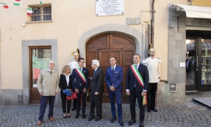 Il Presidente Sergio Mattarella ha inaugurato a Torre Pellice una targa per ricordare la figura di Altiero Spinelli