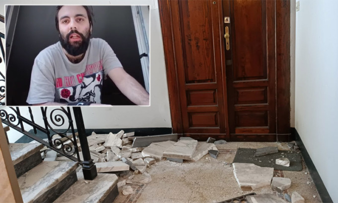 Siamo entrati nel palazzo in corso Palermo dov’è crollata un’intera rampa di scale