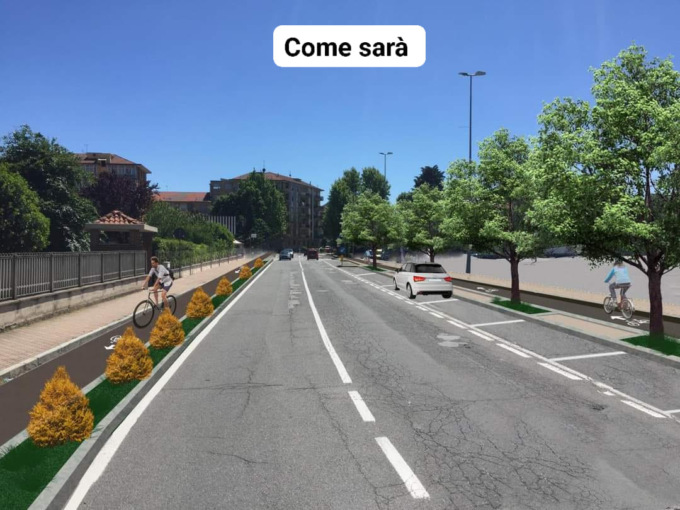 Presentata la nuova ciclabile che collegherà il ponte Europa e la stazione di Nichelino