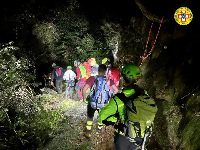 Coppia di escursionisti recuperati dal Soccorso Alpino a Prali