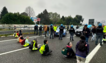 Code chilometriche sull'autostrada Torino-Milano: auto bloccate dagli eco-attivisti di Ultima generazione