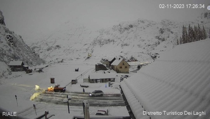 Prime fitte nevicate sull’arco alpino piemontese