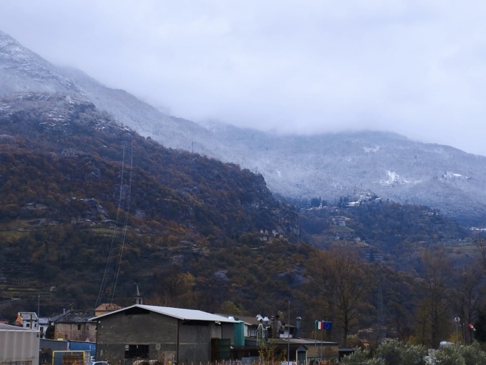 Neve a basse quote in molte zone del Piemonte