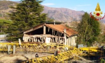Crollata una gru edile a Casellette