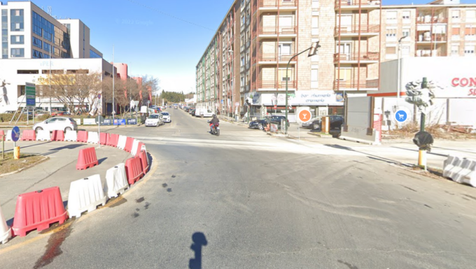 Scontro tra un’ambulanza e un’auto a Rivoli