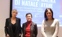 Malika Ayane sul palco dell’Auditorium Lingotto per il concerto del Gruppo Giovani Imprenditori a sostegno dell’attività del Fondo Musy