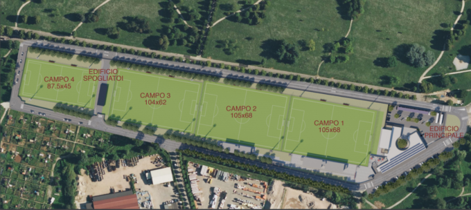 Mirafiori, come sarà il nuovo impianto sportivo Robaldo