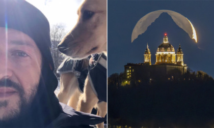 La basilica di Superga, il Monviso e la Luna: milioni di persone ieri hanno visto questa eccezionale foto di Torino