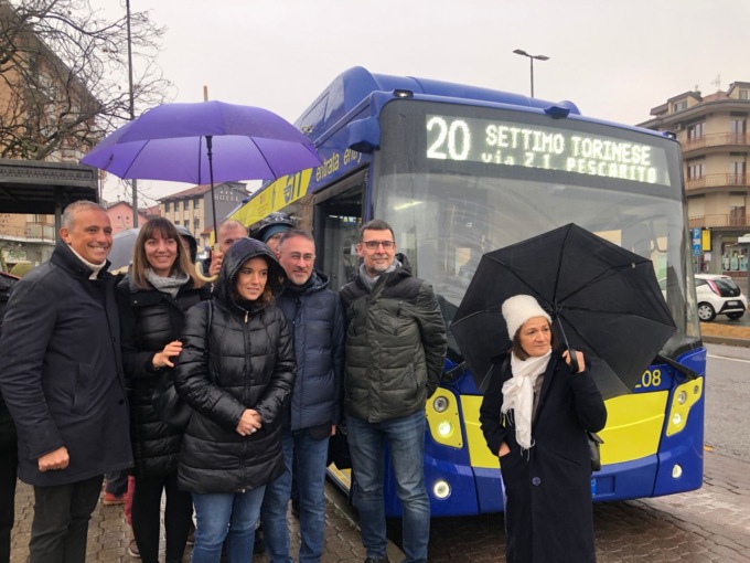 Inaugurata oggi la nuova linea 20 della GTT