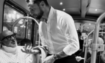 Il "Principino" Claudio Marchisio cameriere "d'eccezione" sul Tram Gusto di Torino