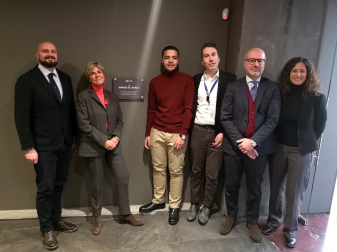 Mohammad Al-Hariri al Museo Egizio per vedere la sala dedicata al nonno, l’eroe di Palmira
