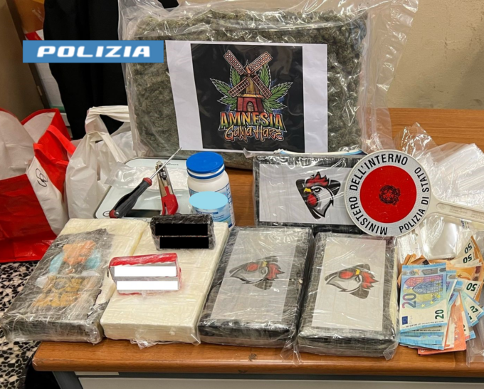Controlli in Barriera di Milano: la polizia sequestra droga per 600mila euro