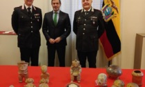 I carabinieri restituiscono all'Ecuador 295 reperti archeologici provenienti dal  traffico illecito Internazionale
