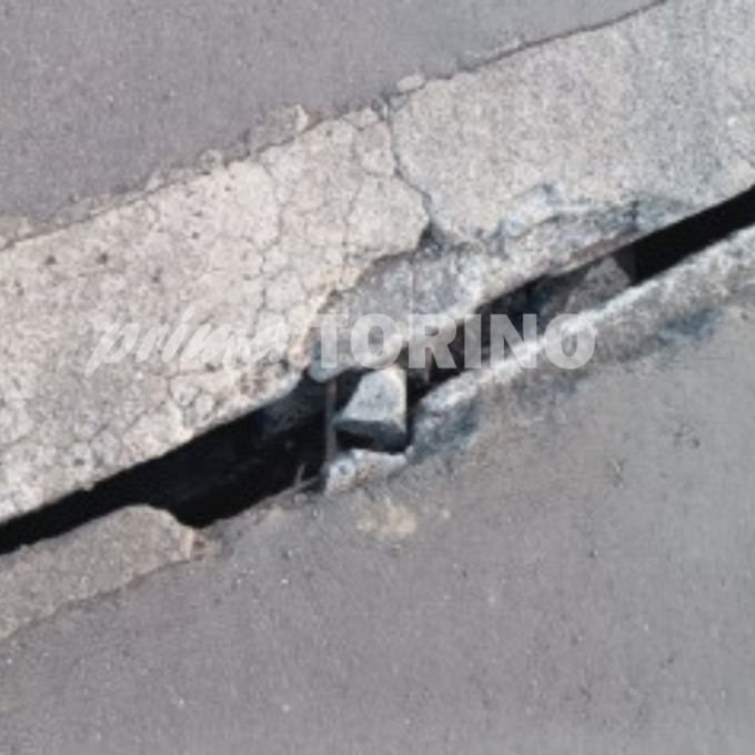 Nichelino, ponte Europa: crepe nei marciapiedi in corrispondenza dei giunti
