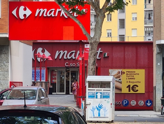 Chiude il prossimo 13 marzo il Carrefour Market di corso Siracusa