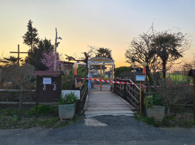 Luogo di preghiera nel Parco di Stupinigi sottoposto a sequestro dalla Polizia Locale di Orbassano