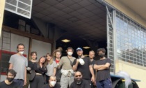 Un incendio rovina l'inaugurazione di Casa Sintentica, gruppo spontaneo di artisti