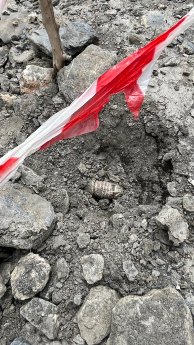 Una bomba della Seconda Guerra Mondiale e cinque residuati bellici ritrovati a Bardonecchia