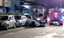 Scontro tra una Panda e un Mercedes Glc a Moncalieri: 4 feriti