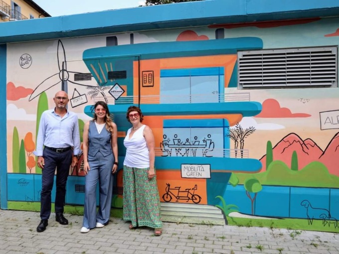 Sostenibilità ambiente, completati i lavori delle cinque opere vincitrici del primo bando “Cabine d’artista”, promosso da IRETI