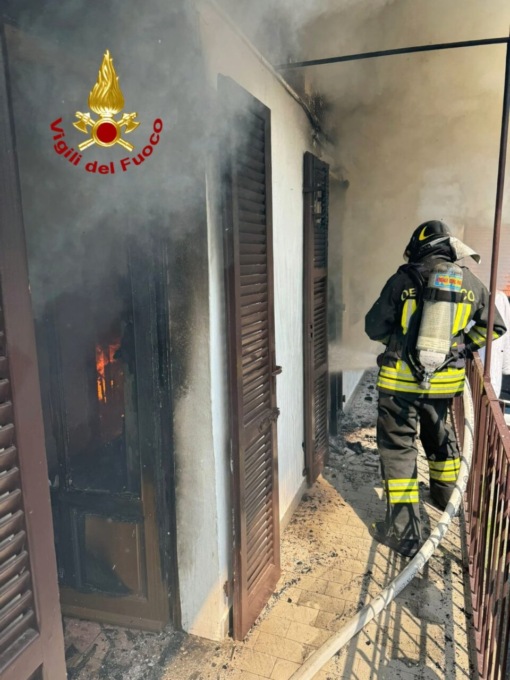 Incendio in un alloggio a Sant’Antonino di Susa