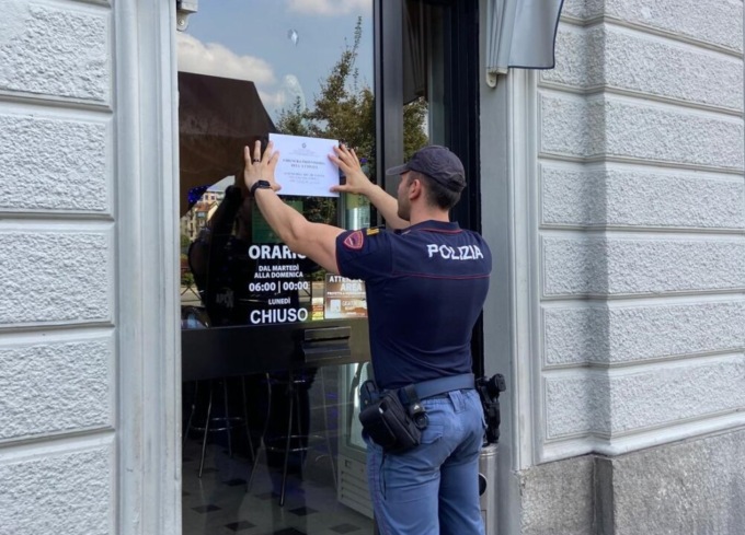 Bar chiuso per 8 giorni: era il ritrovo di pregiudicati