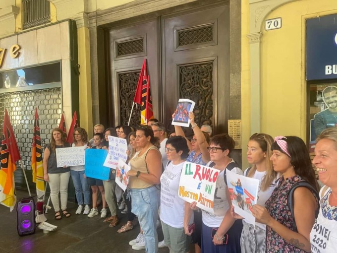 La protesta degli insegnanti precari: “La nostra vita appesa ad un algoritmo”