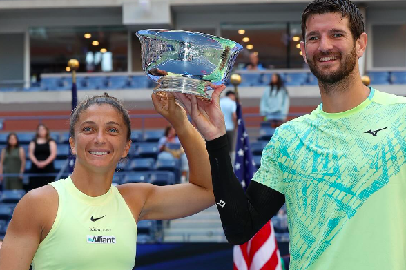 Vavassori ed Errani vincono il doppio misto agli Us Open: è la prima volta per l’Italia