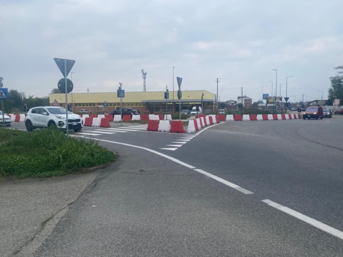 Rivalta di Torino, posizionati sulla Sp143 i new jersey per una maggiore sicurezza stradale