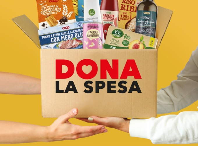 “Dona la spesa”, il 12 ottobre nei negozi Coop si riempie il carrello della solidarietà